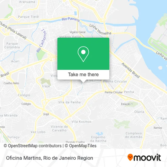 Oficina Martins map
