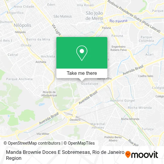 Manda Brownie Doces E Sobremesas map