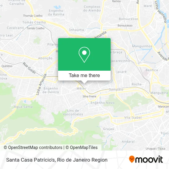 Santa Casa Patrício's map