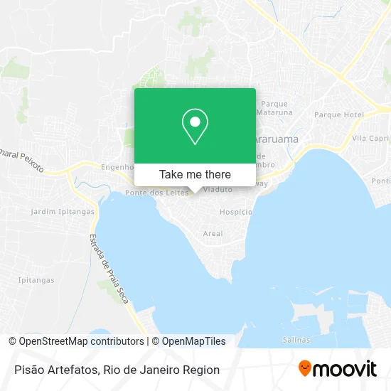 Pisão Artefatos map