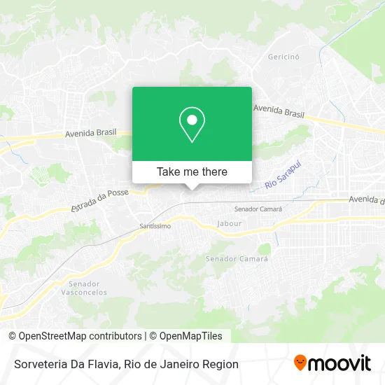 Sorveteria Da Flavia map