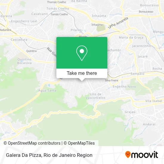 Galera Da Pizza map