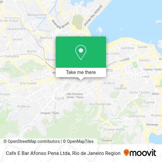 Cafe E Bar Afonso Pena Ltda map