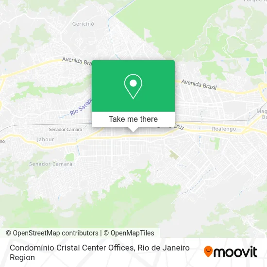 Condomínio Cristal Center Offices map