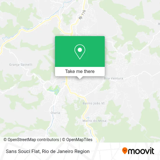 Sans Souci Flat map