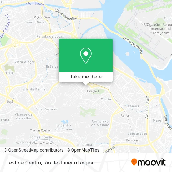 Lestore Centro map