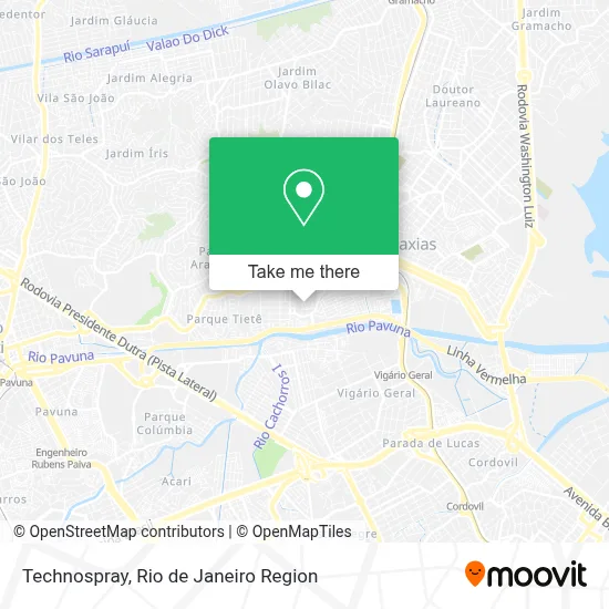 Technospray map