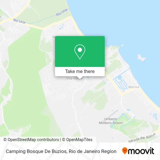 Camping Bosque De Buzios map
