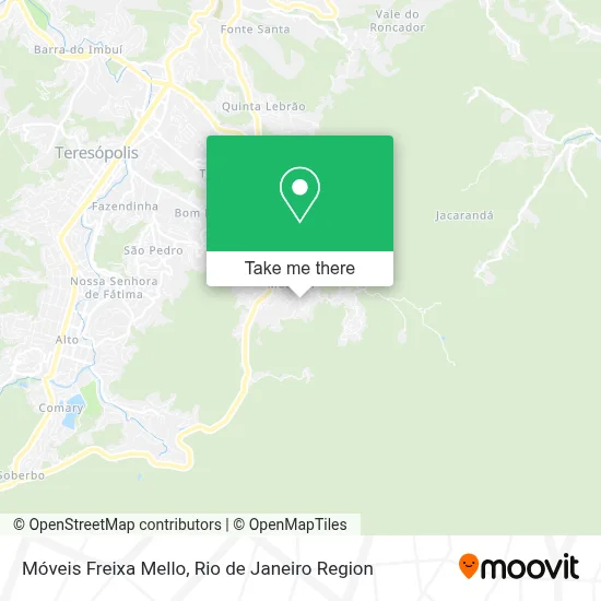 Móveis Freixa Mello map