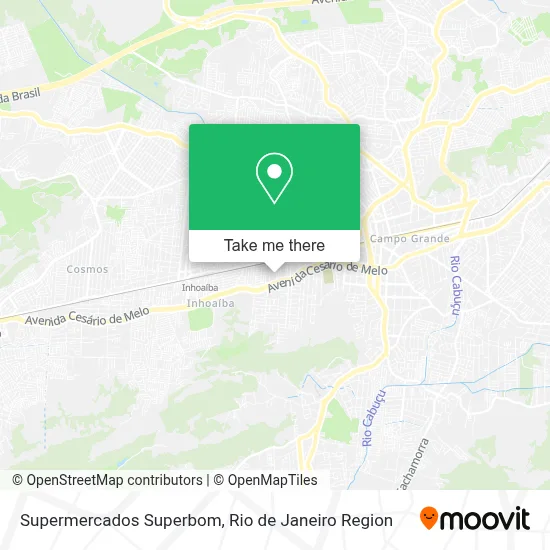 Supermercados Superbom map