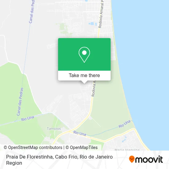 Praia De Florestinha, Cabo Frio map
