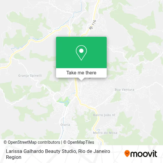 Larissa Galhardo Beauty Studio map