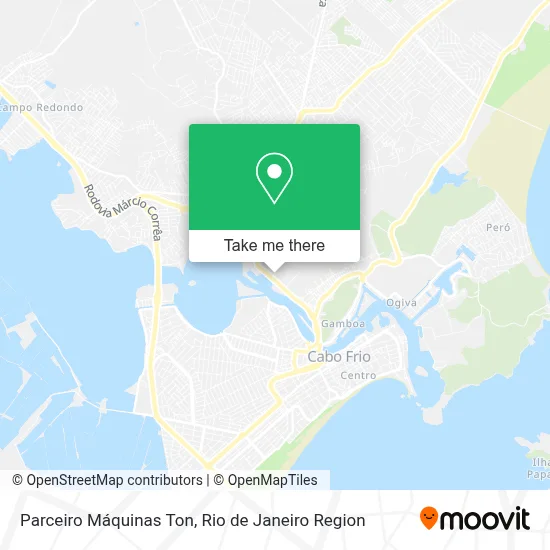 Parceiro Máquinas Ton map