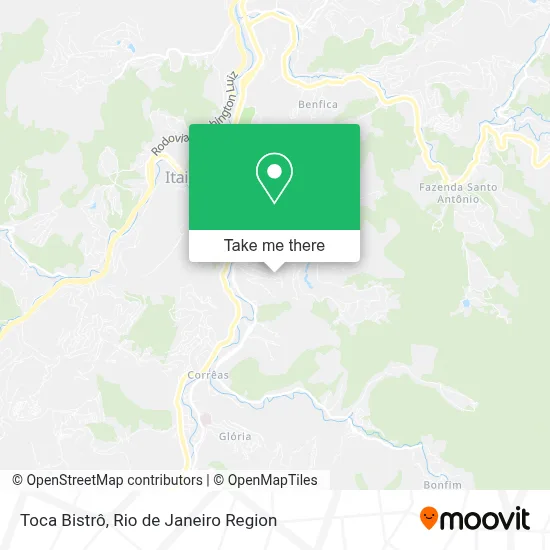 Toca Bistrô map