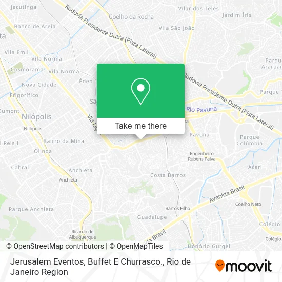 Jerusalem Eventos, Buffet E Churrasco. map