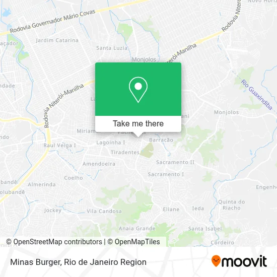 Minas Burger map