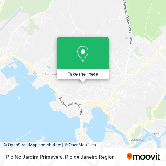 Pib No Jardim Primavera map