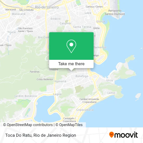 Toca Do Ratu map