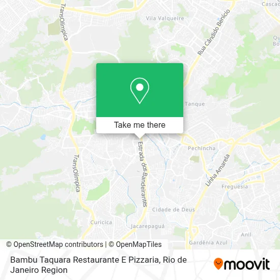 Bambu Taquara Restaurante E Pizzaria map