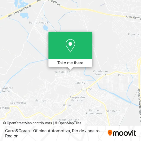Carro&Cores - Oficina Automotiva map