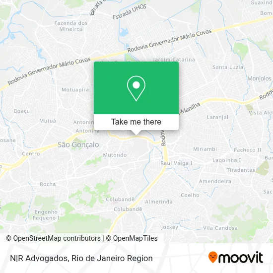 N|R Advogados map