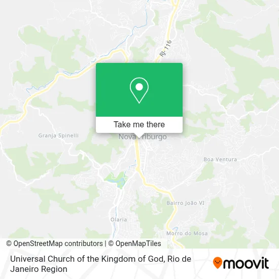 Igreja Universal Do Reino De Deus map