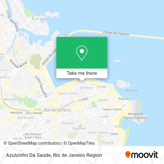 Azulzinho Da Saúde map