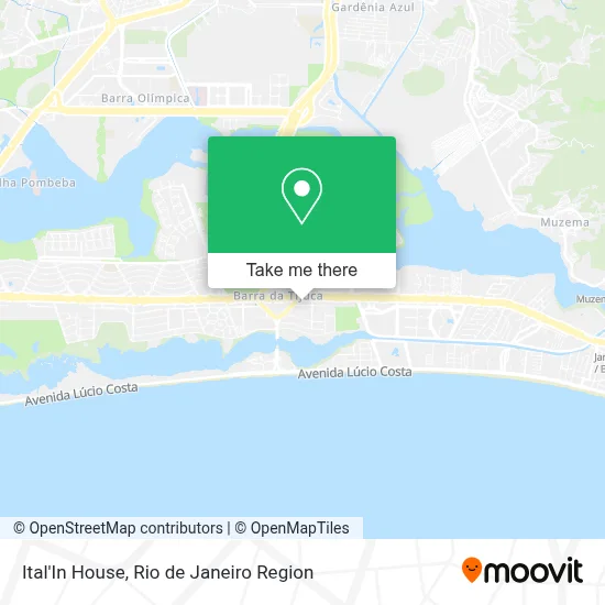 Ital'In House map