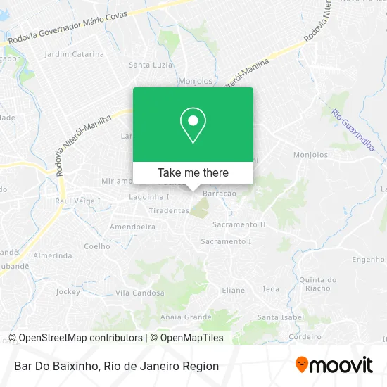 Bar Do Baixinho map
