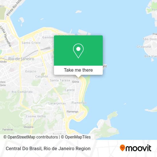 Central Do Brasil map