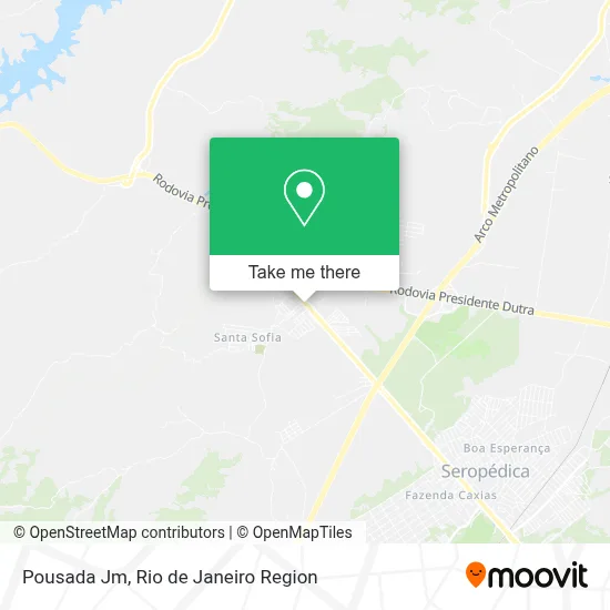 Pousada Jm map