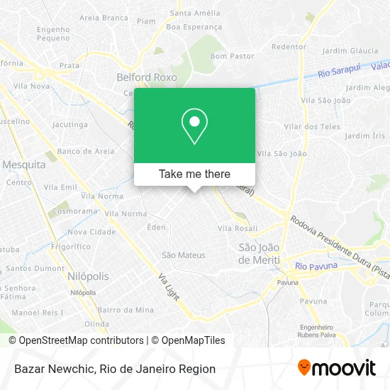 Bazar Newchic map