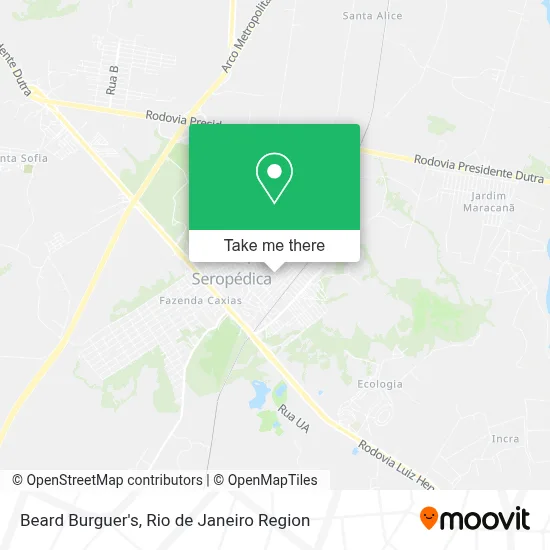 Beard Burguer's map