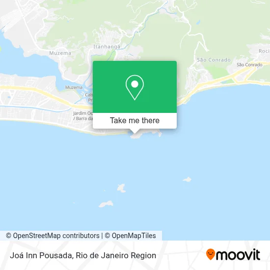 Joá Inn Pousada map