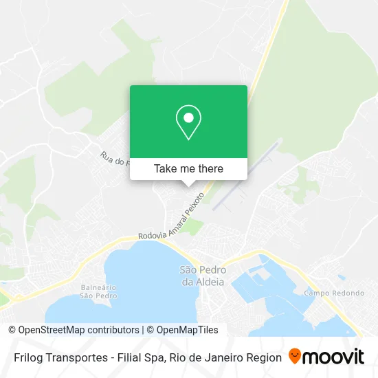Frilog Transportes - Filial Spa map