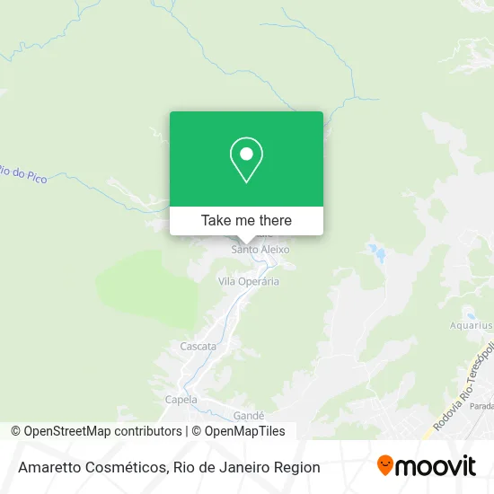 Amaretto Cosméticos map