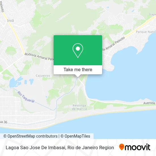 Lagoa Sao Jose De Imbasai map