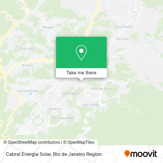 Cabral Energia Solar map