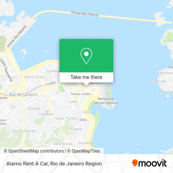 Alamo Rent A Car map