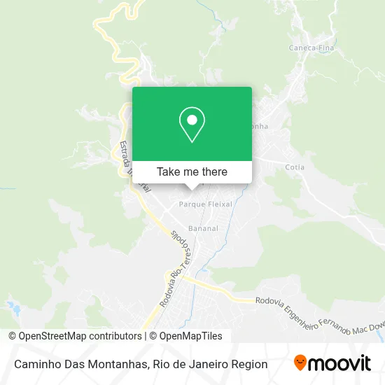 Caminho Das Montanhas map