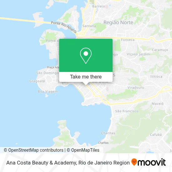 Ana Costa Beauty & Academy map
