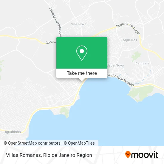 Villas Romanas map
