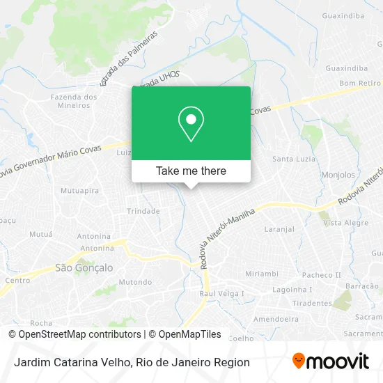 Jardim Catarina Velho map