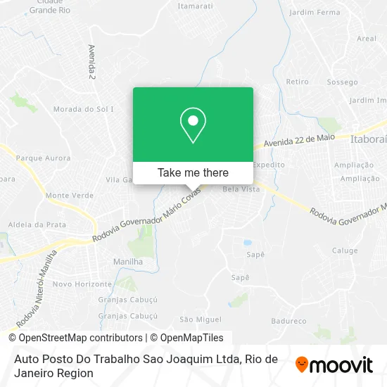 Auto Posto Do Trabalho Sao Joaquim Ltda map