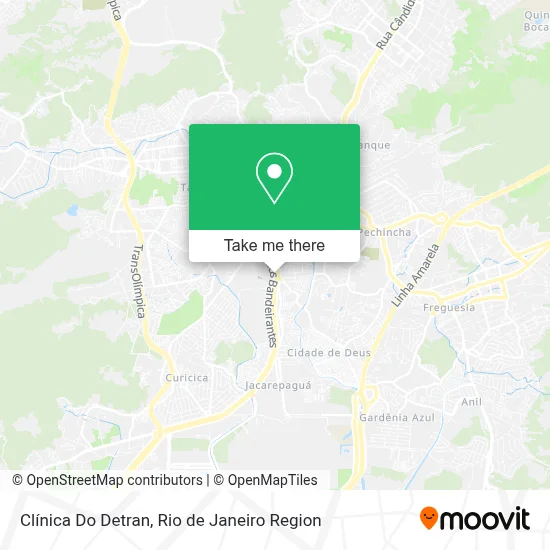 Clínica Do Detran map