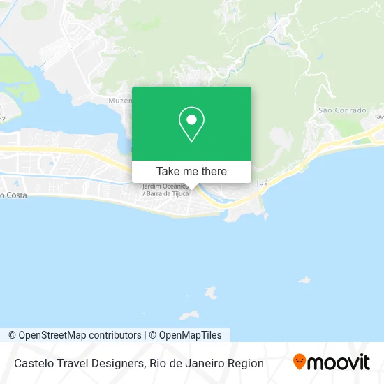 Castelo Travel Designers map