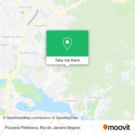 Pizzaria Pinheiros map