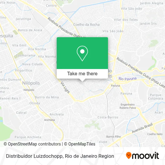 Distribuidor Luizdochopp map