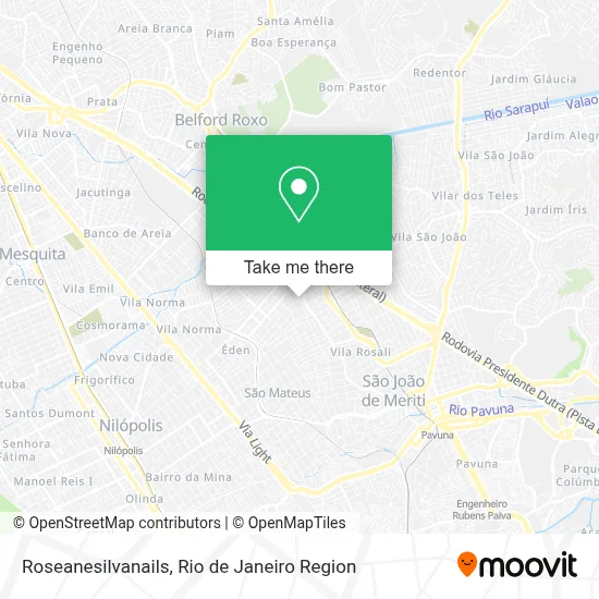 Roseanesilvanails map