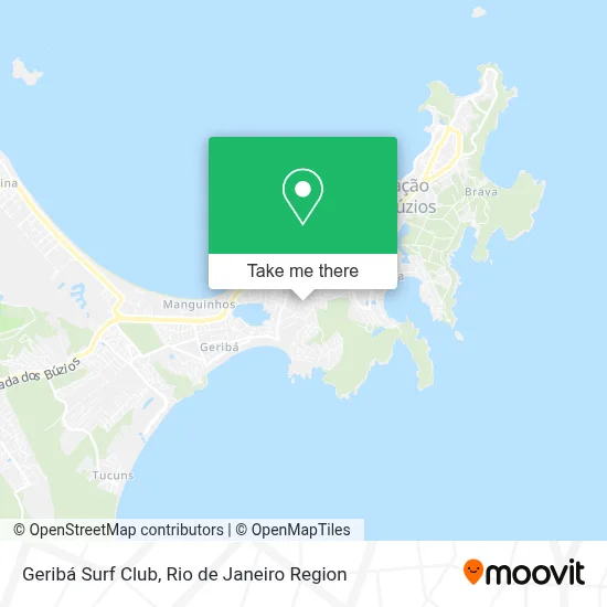 Geribá Surf Club map